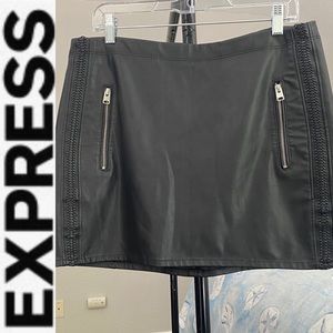 Pleather Mini Skirt Express